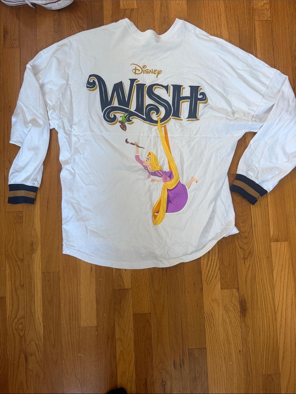 Disney Rapunzel 'Wish' Long Sleeve Shirt - White